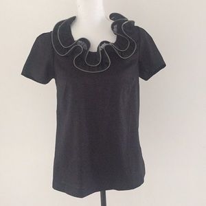 Topshop short sleeve top size 6